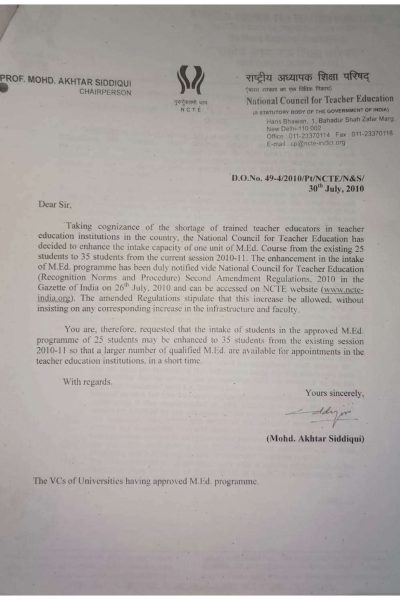 NCTE Enhancement M.Ed. 35 seats 2010_page-0001
